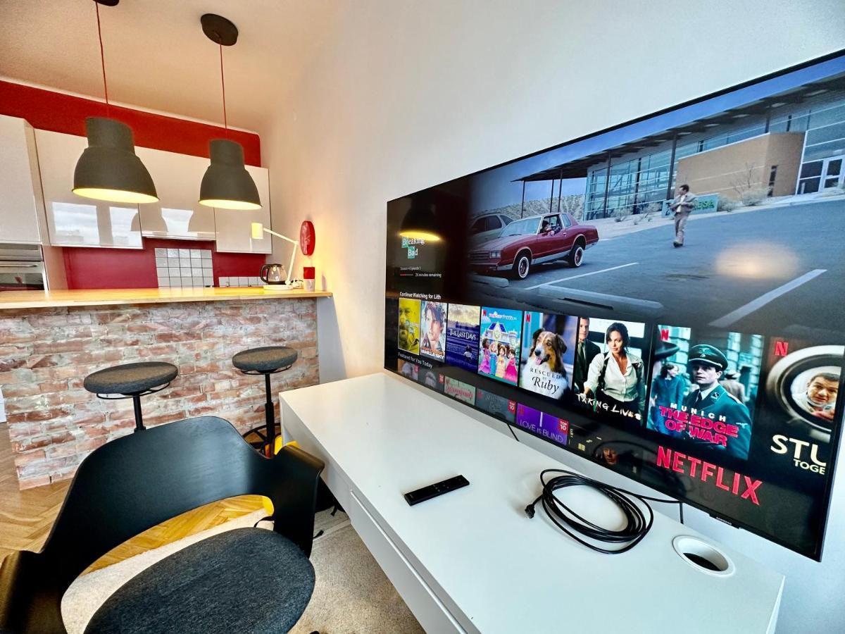 Apartamento Super Beauty Metro Wifi 65'Tv Netflix Hbo Appletv+ Varsovia Exterior foto