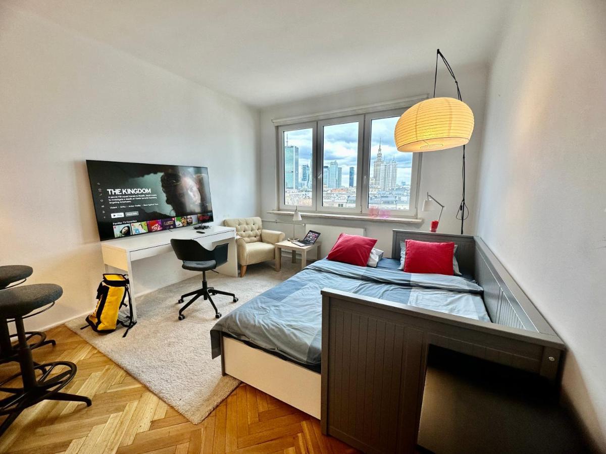 Apartamento Super Beauty Metro Wifi 65'Tv Netflix Hbo Appletv+ Varsovia Exterior foto