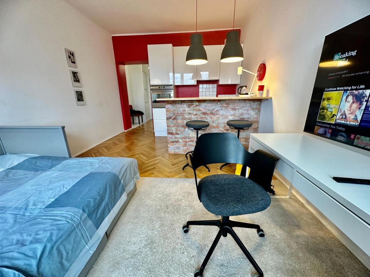 Apartamento Super Beauty Metro Wifi 65'Tv Netflix Hbo Appletv+ Varsovia Exterior foto