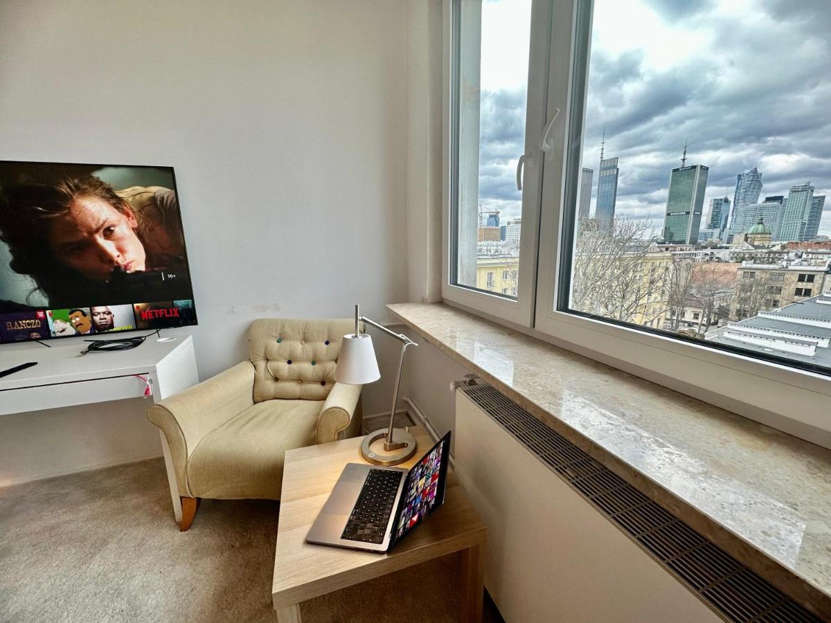 Apartamento Super Beauty Metro Wifi 65'Tv Netflix Hbo Appletv+ Varsovia Exterior foto